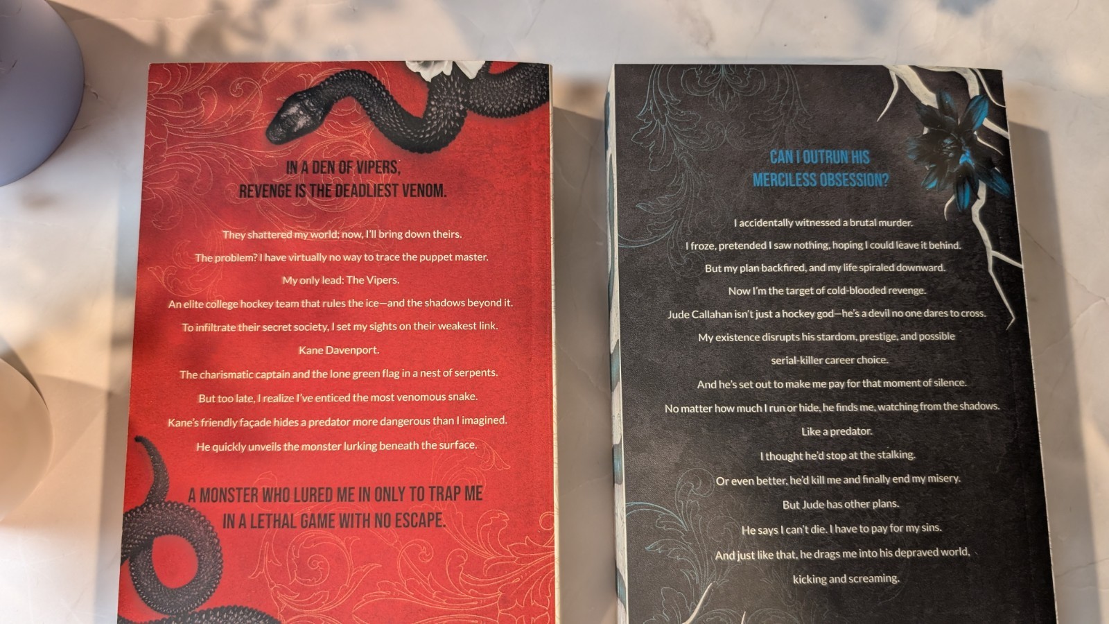 Beautiful Venom + Sweet Venom (Vipers #1 , #2) Deluxe Edition Sprayed Edges/Art