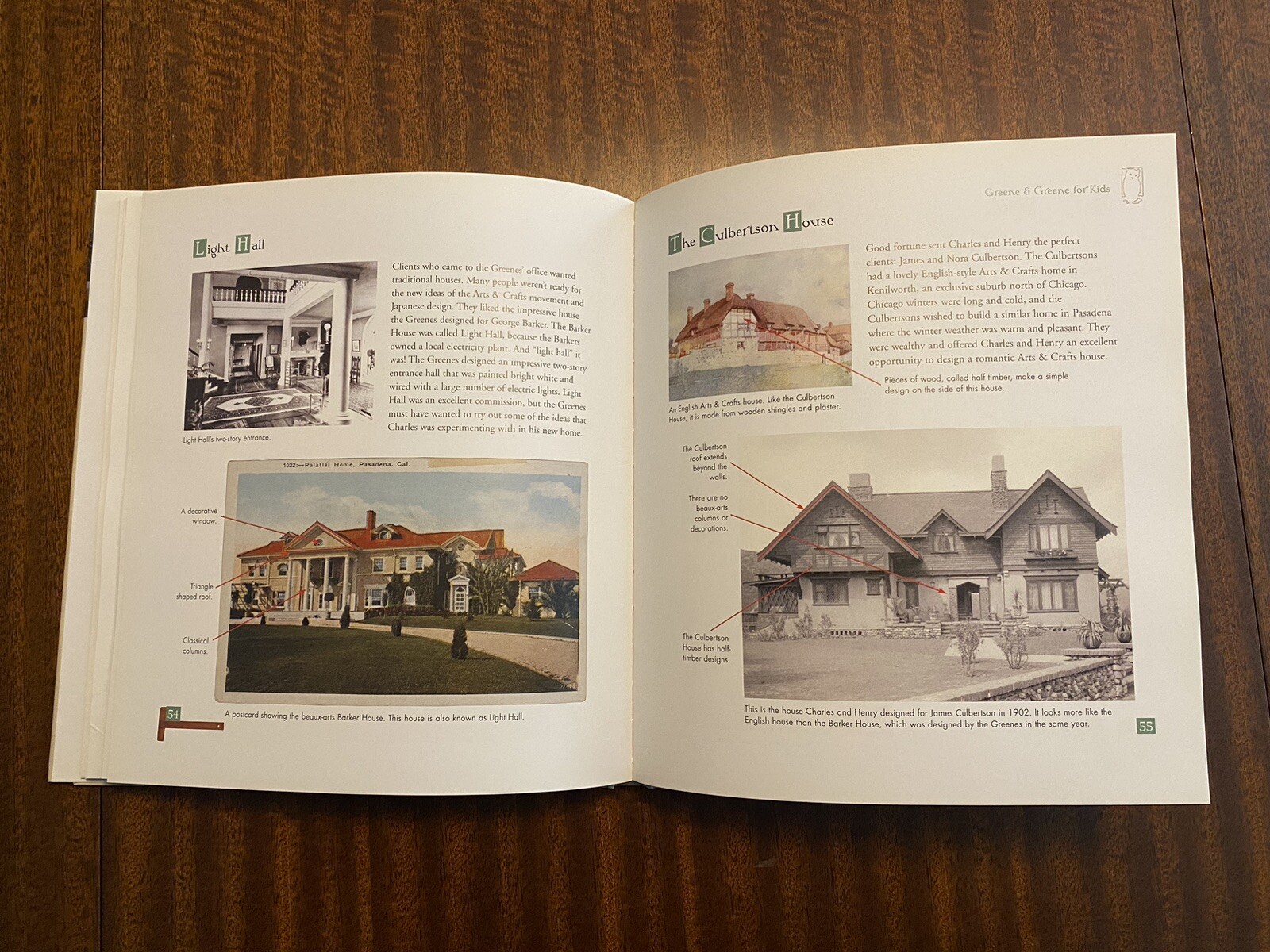 GREENE & GREENE FOR KIDS Thorne-Thomsen ART ARCHITECTURE ACTIVITIES Arts& Crafts