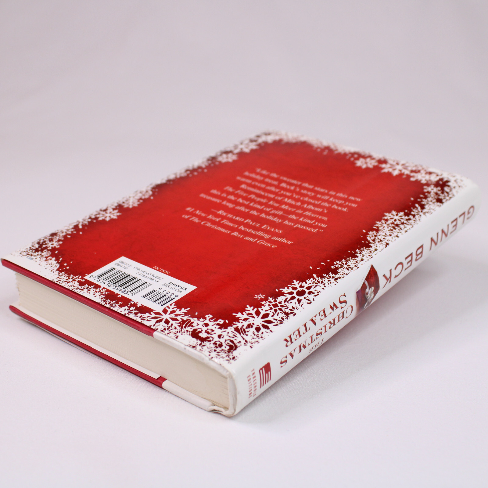SIGNED Copy The Christmas Sweater By Glenn Beck 1st Edition Signed HC Book w/DJ