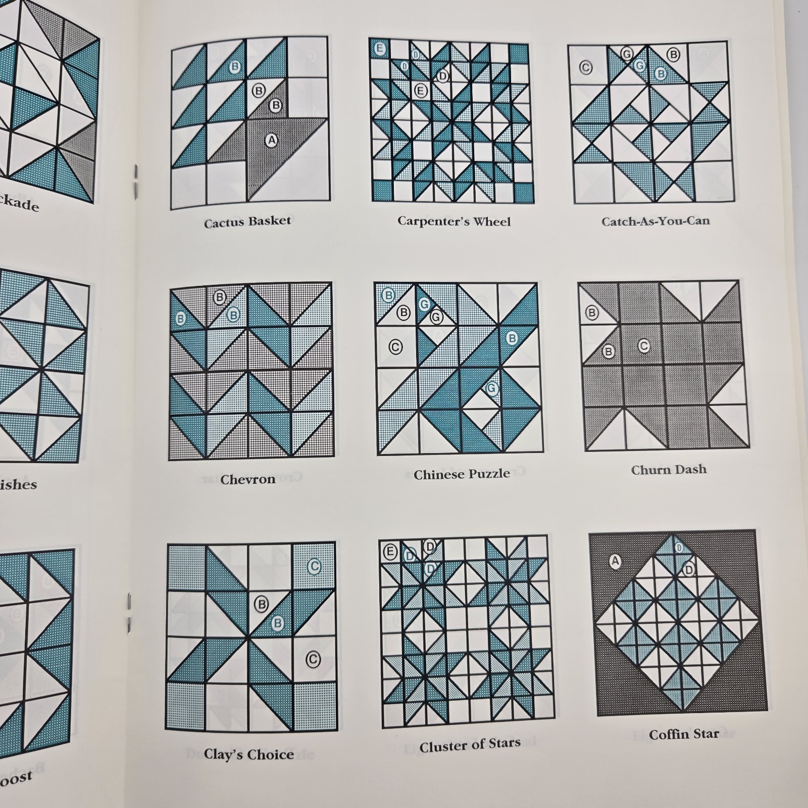 Templates for 171 Four-Patch Quilt Blocks by Rita Weiss 1988 Paperback Quilting