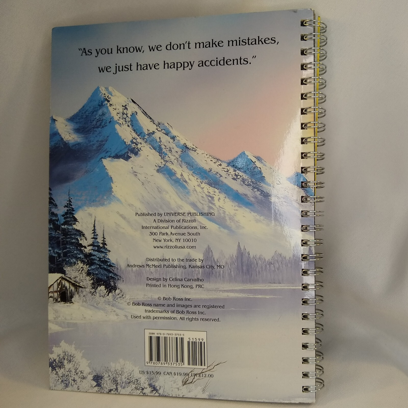 Bob Ross Agenda Undated 52 Week Calendar Includes Stickers Create Your Own Year