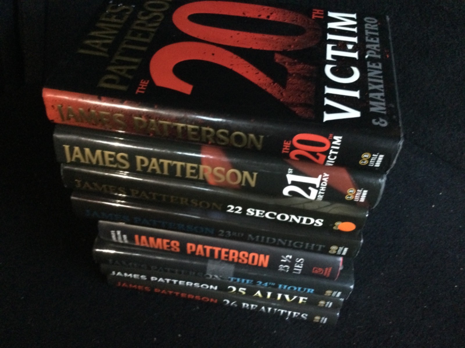 8 James Patterson THE WOMEN’S MURDER CLUB # 20-26 All 1st/1st -HC/DJ VGC