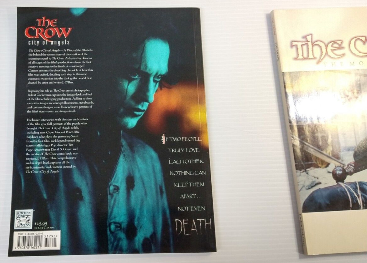 Lot Of 2 Crow: The Movie *BTS Story & Images of BRANDON LEE by Zuckerman RARE