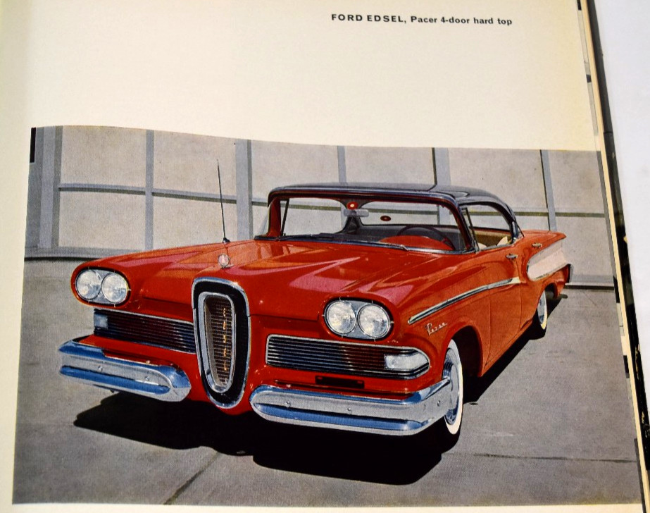 AUTOMOBILE YEAR No. 5 ~ 1958 Edition ~ 224 Pages with Foldout Poster *Good*