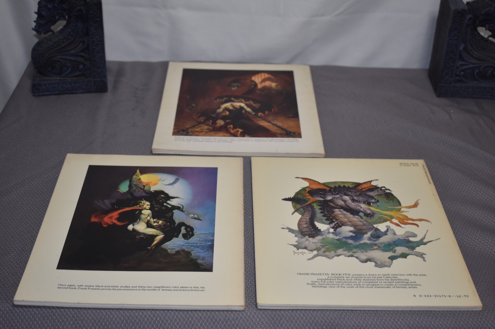 Frank Frazetta Books One, Two, Five (1st Edition/Varied Print, art books)