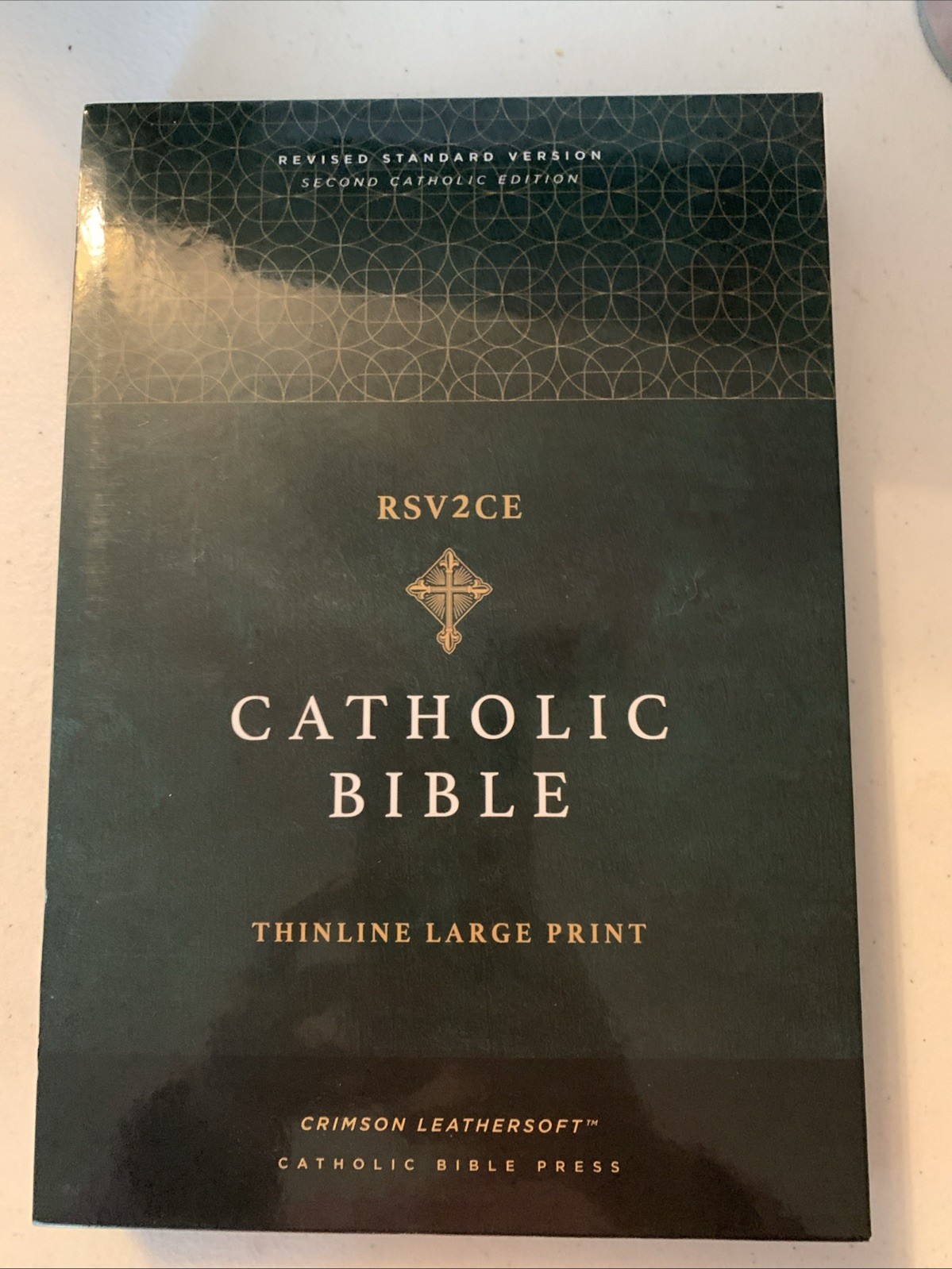 RSV2CE Thinline Large Print Catholic Bible Crimson Leathersoft Comfort Print NIB