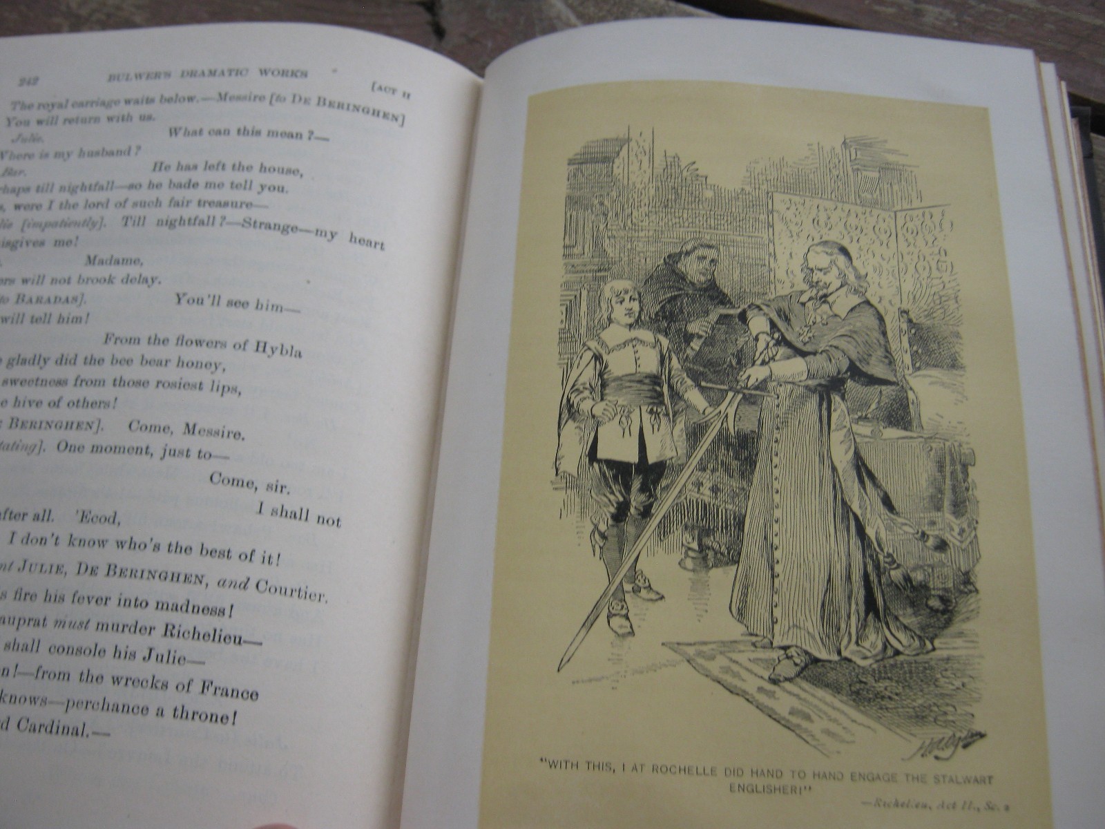 1901 The Works Edward Bulwer Lytton Dramas #29 hardcover book