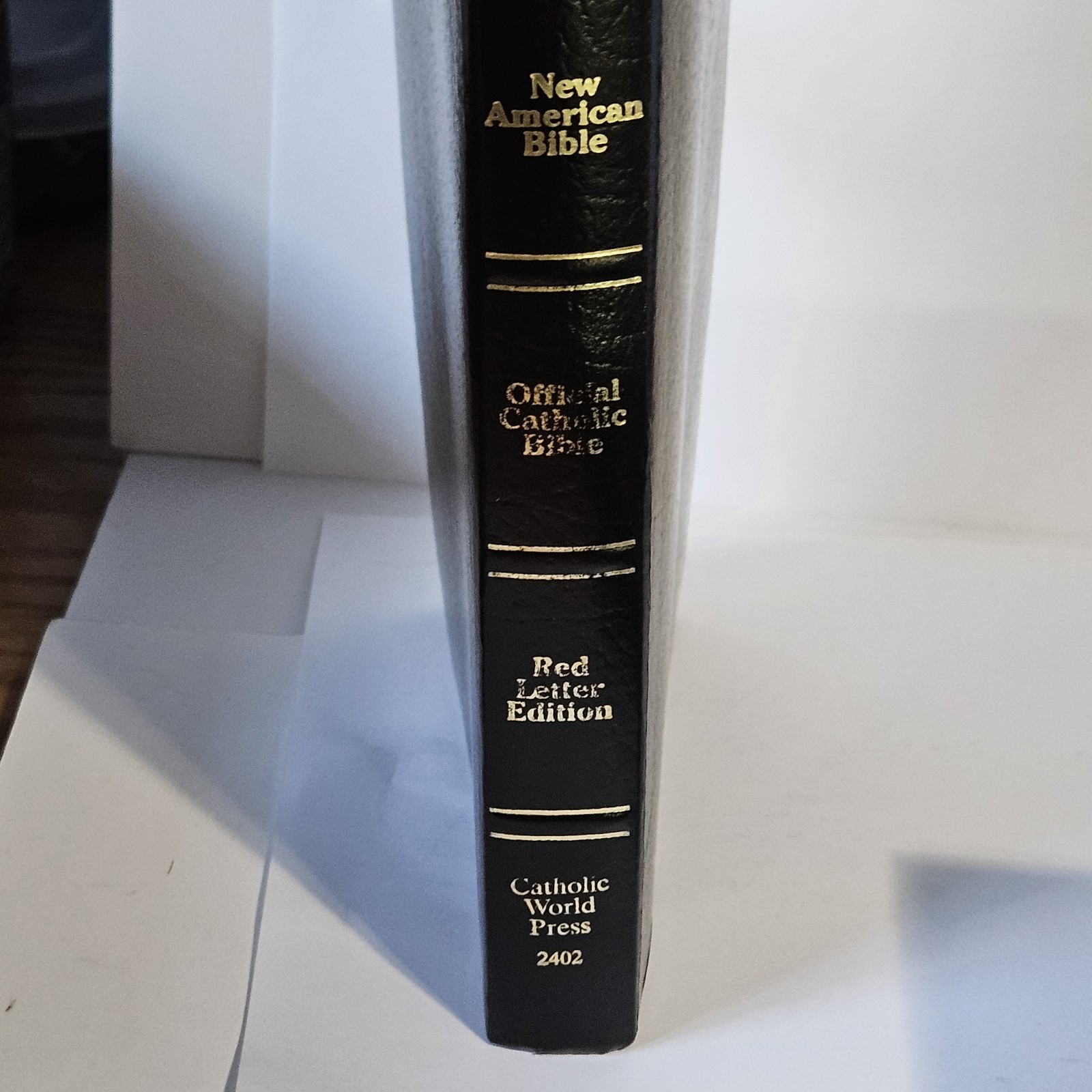 The New American Bible Red Letter Edition Catholic World Press Black 1997