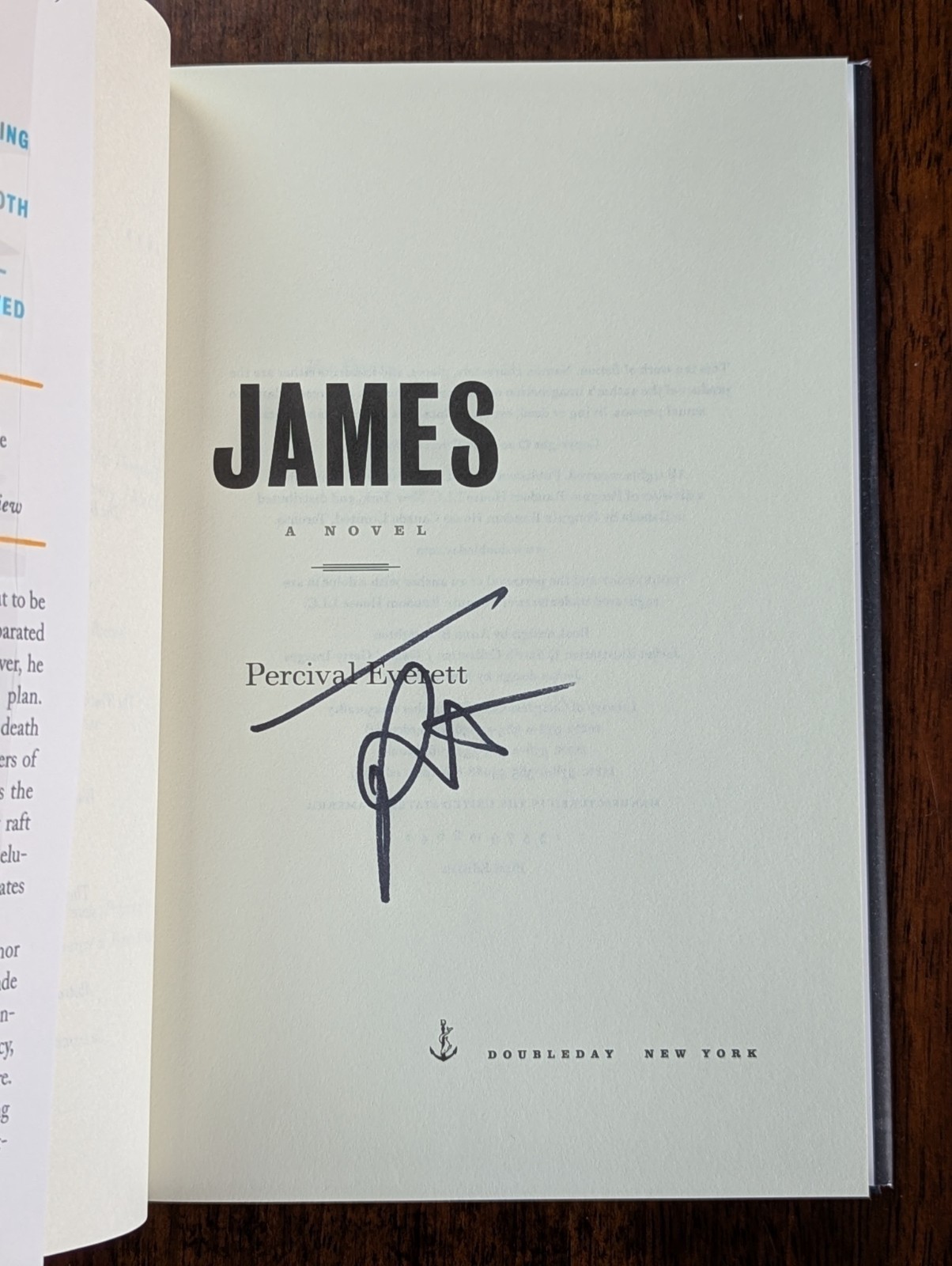 James by Percival Everett – RARE SIGNED 1st Printing – Pulitzer – FINE Unread!