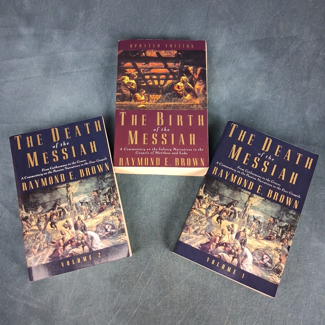 Raymond Brown, Death, Birth Messiah 3 Vol Set Biblical Studies PB