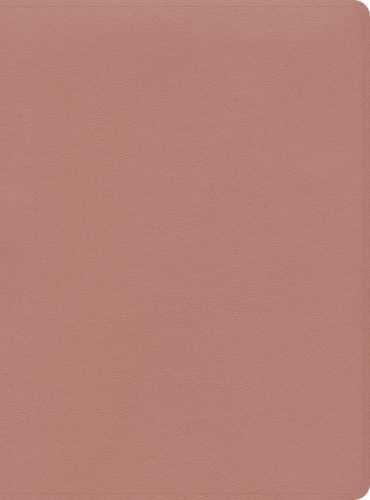 CSB Study Bible, Rose Gold LeatherTouch, Red Letter Edition with Study Notes, Co