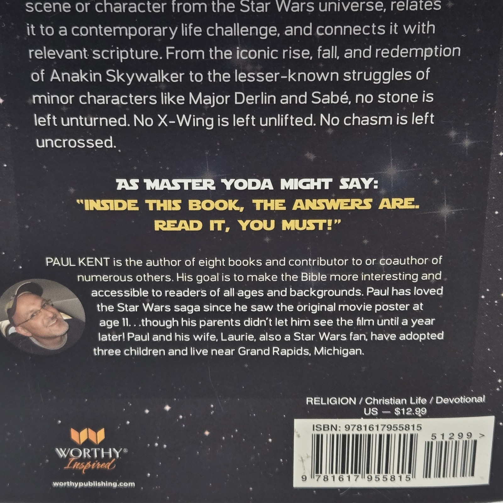 The Real Force: A 40-Day Devotional – Paperback By Paul Kent – GOOD