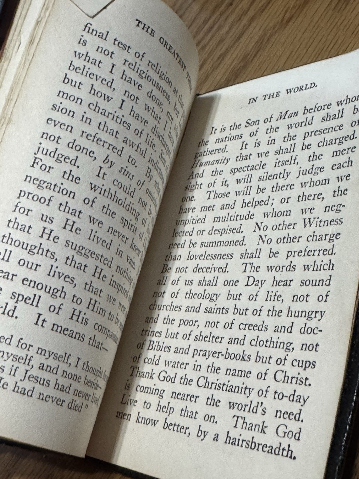 The Greatest Thing in the World Henry Drummond Christian Book 1891 Pocket Book