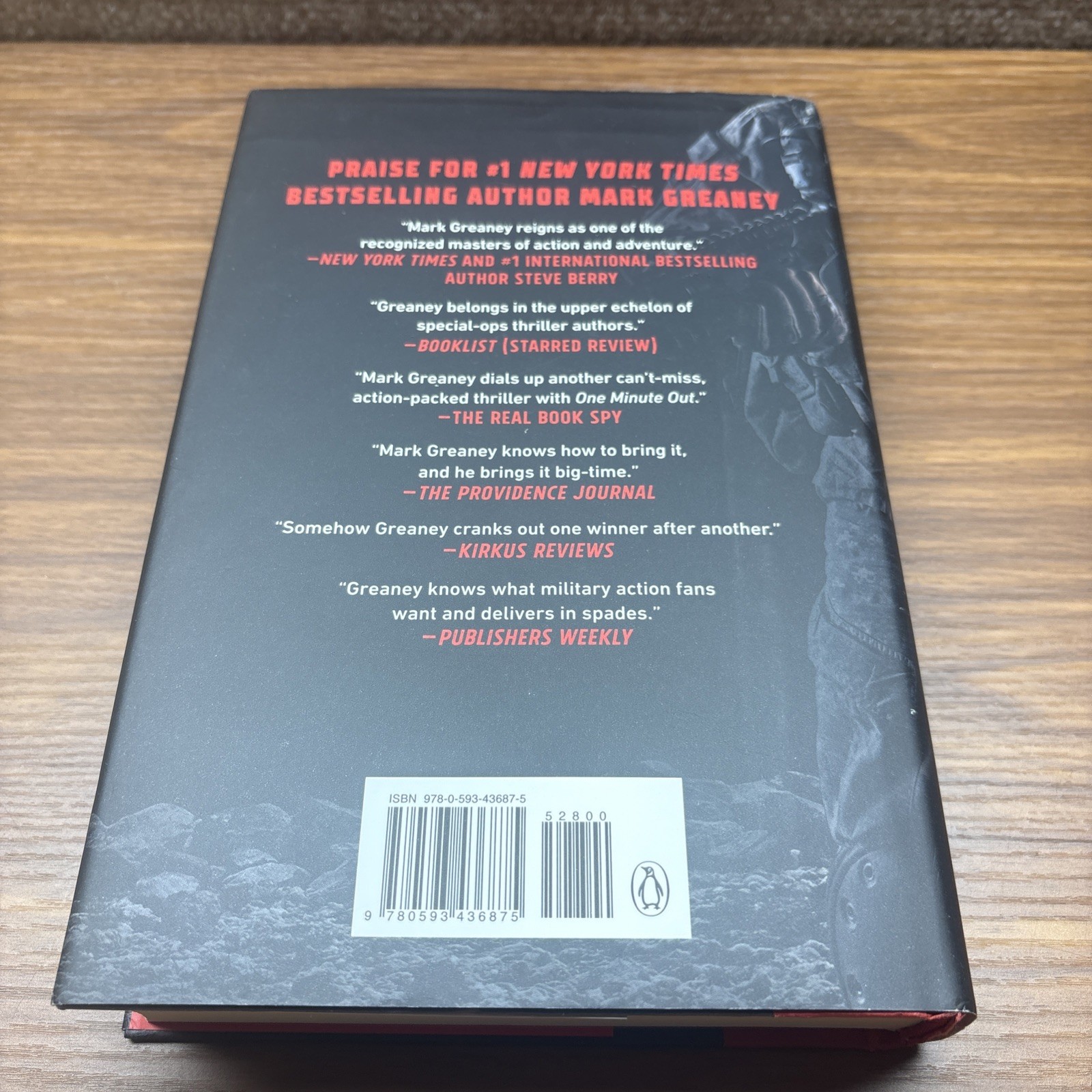 Armored by Mark Greaney – 1st Printing Hardcover Dust jacket Novel Action