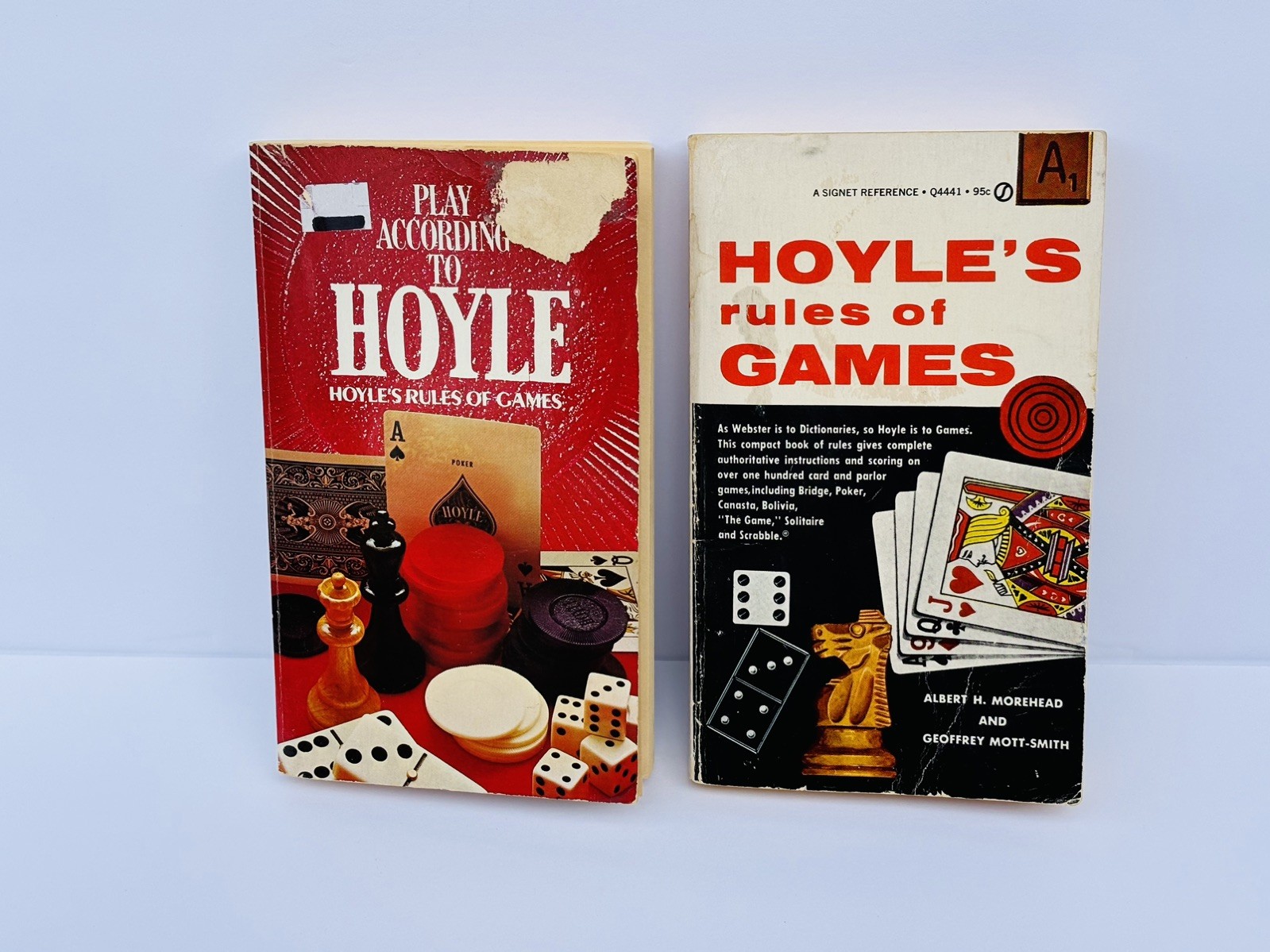 Hoyle’s Rules of Games by Albert H. Morehead & Geoffrey Mott-Smith VTG Book Set