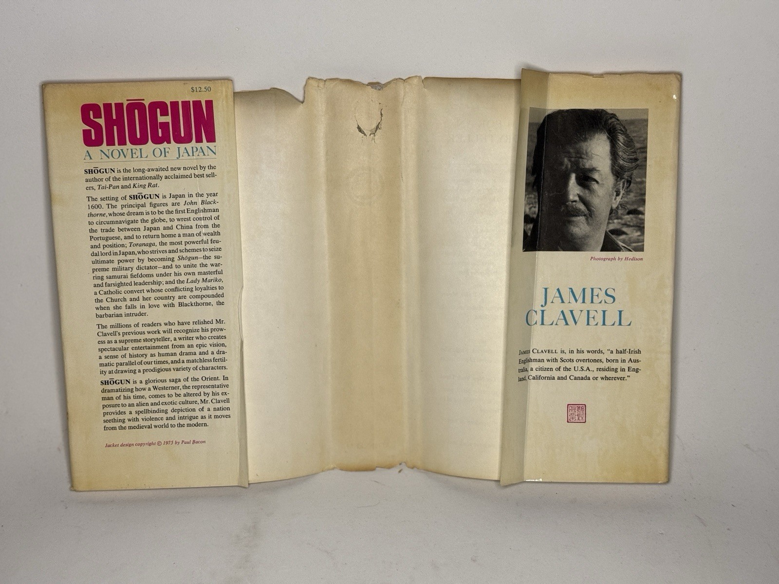 Shogun (1975) – James Clavell • TRUE First Edition / 1st Printing • Hardcover