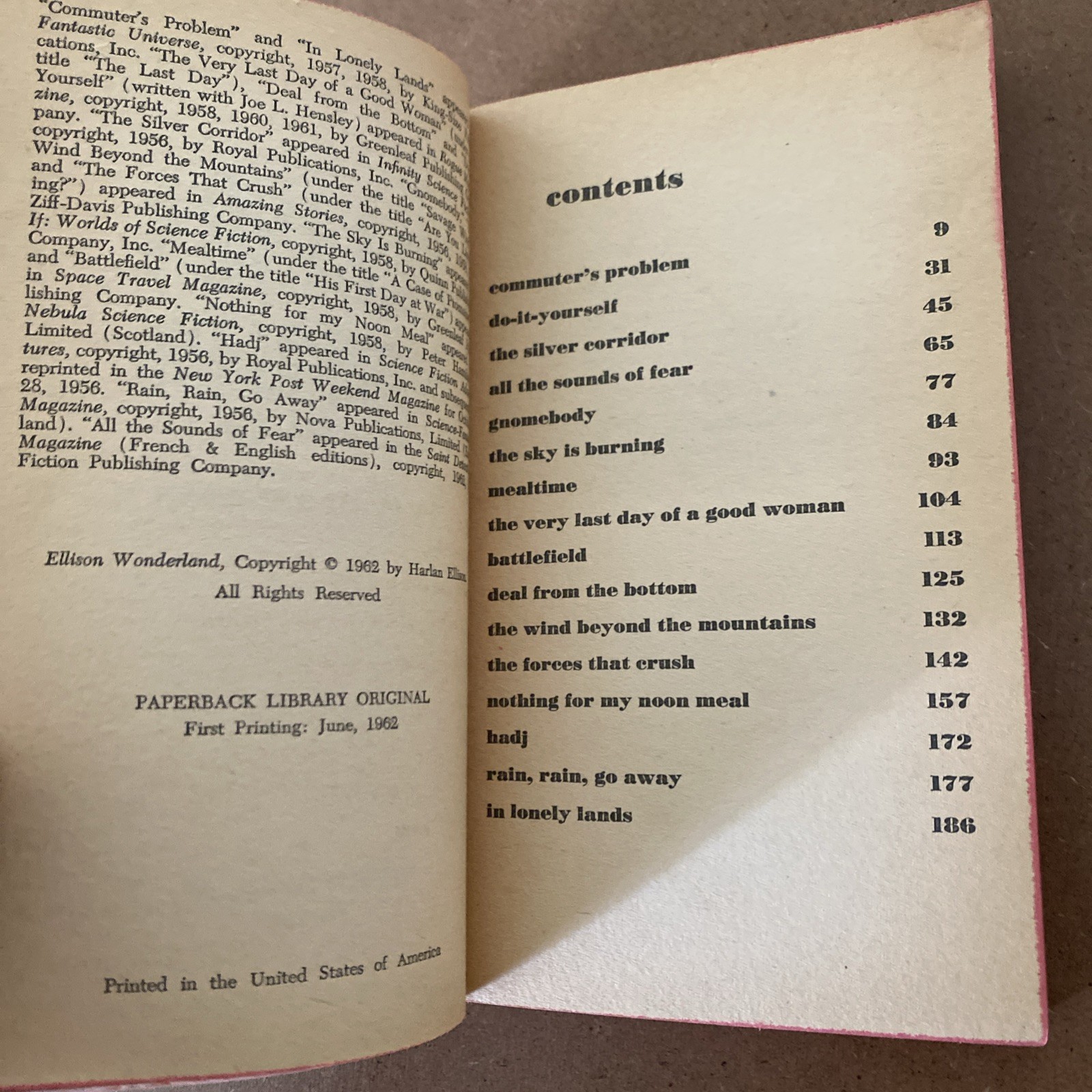 Harlan Ellison vintage 4 book lot – Oblivion, Wonderland, Visions, Shatterday