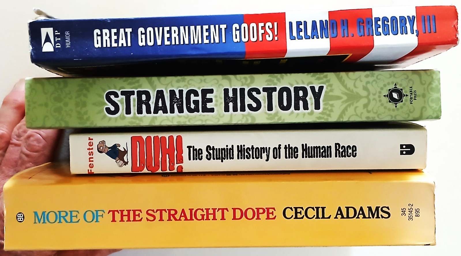 Four collections of government foul-ups and bizarre history for one low price