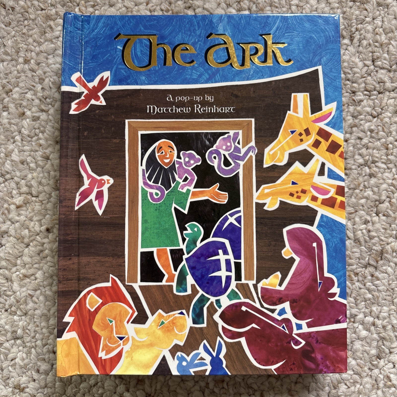 The Ark Pop Up Book by Matthew Reinhart, Animals Bible Story Bery Good Condition