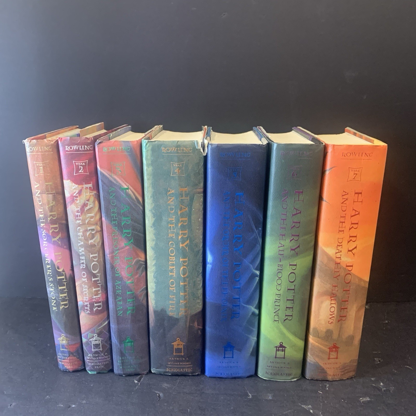 Harry Potter Complete Hardcover Book Set Lot 1-7 1st American Edition
