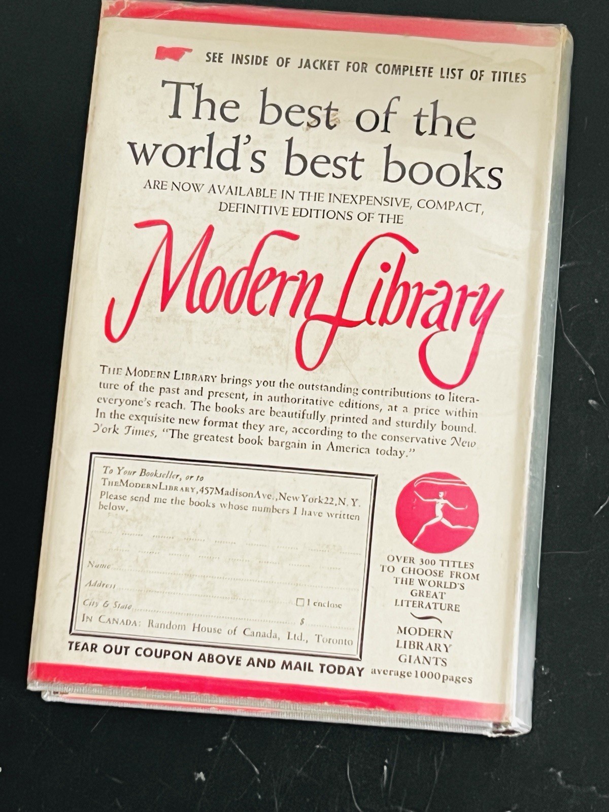 THE POSSESSED by Fyodor Dostoyevsky HC/DJ Modern Library $1.25 c. 1947/1952