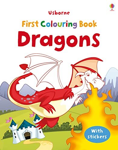 First Colouring Book Dragons By Jessica Greenwell