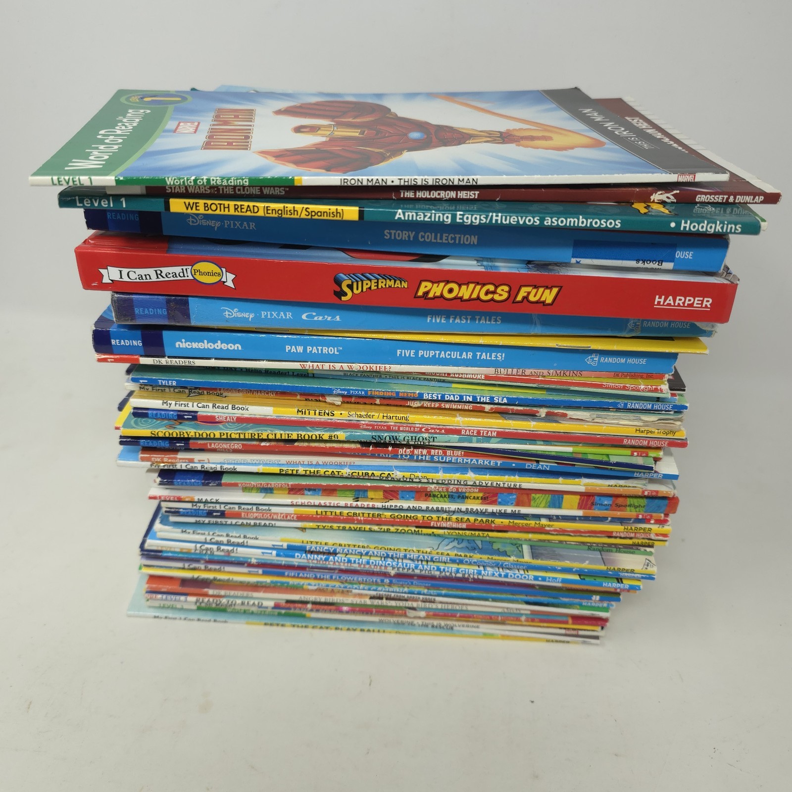 Lot of 66 Level 1 Reader Books for Kids ~World of Reading, I Can Read, etc