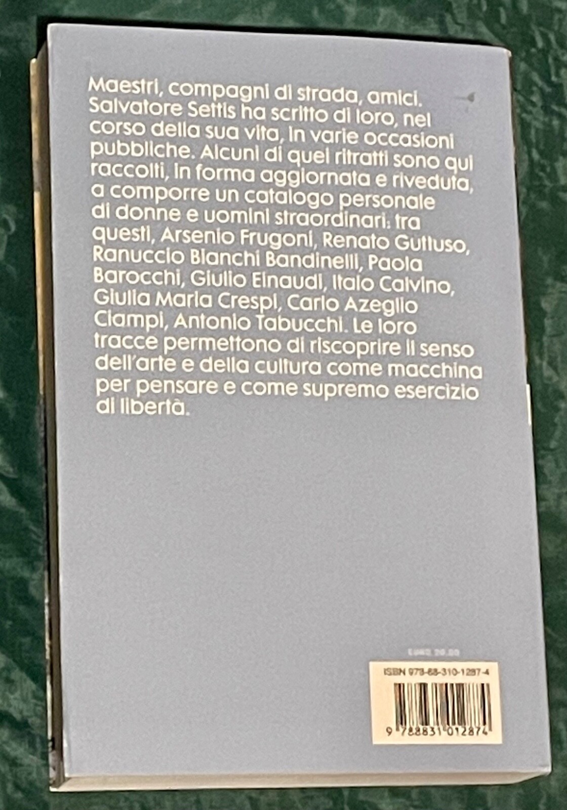 Registro Delle Assenze: Profili E Paesaggi by Salvatore Settis (Italian Edition)