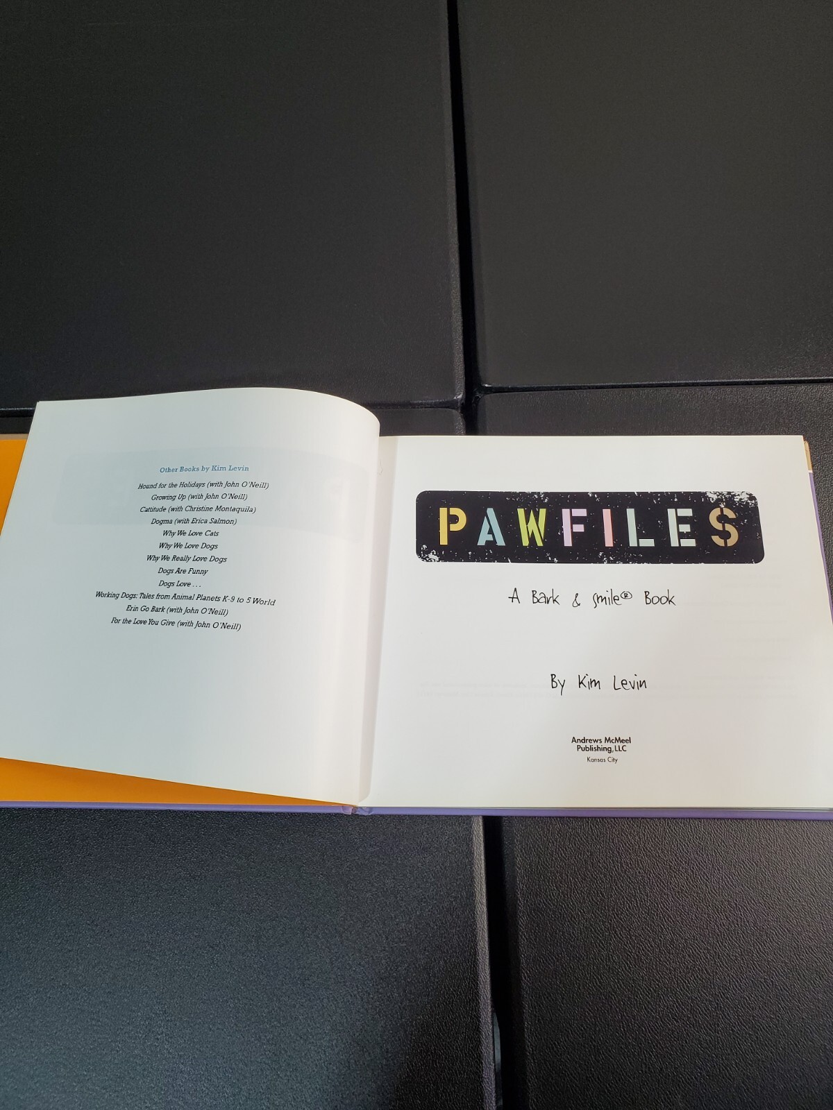 Pawfiles: Portraits of Dogs: A Bark and Smile Book by Levin, Kim Hardback Book