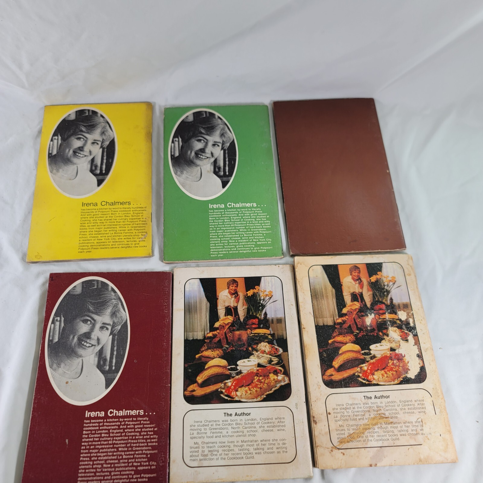 Lot Of 6 Vintage Potpourri Press Books – Cooking, Soups, Napkin Folding,…