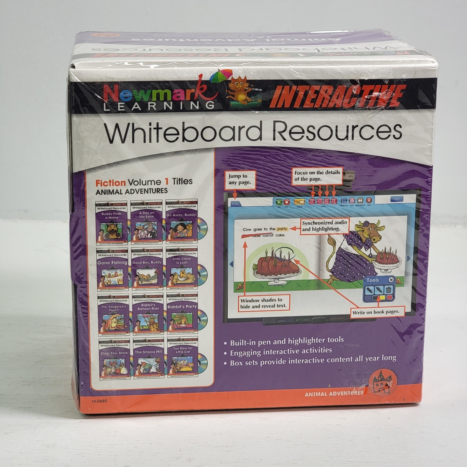 Learning Interactive Whiteboard Resources CD-ROMs Fiction Volume 1 Animal Advent