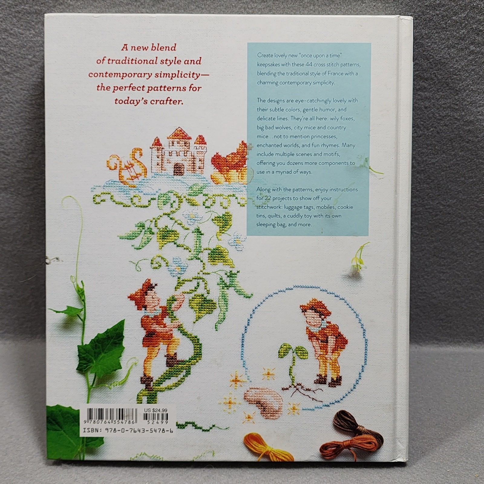 Fables & Fairy Tales To Cross Stitch: French Charm For Your Stitchwork Hardback