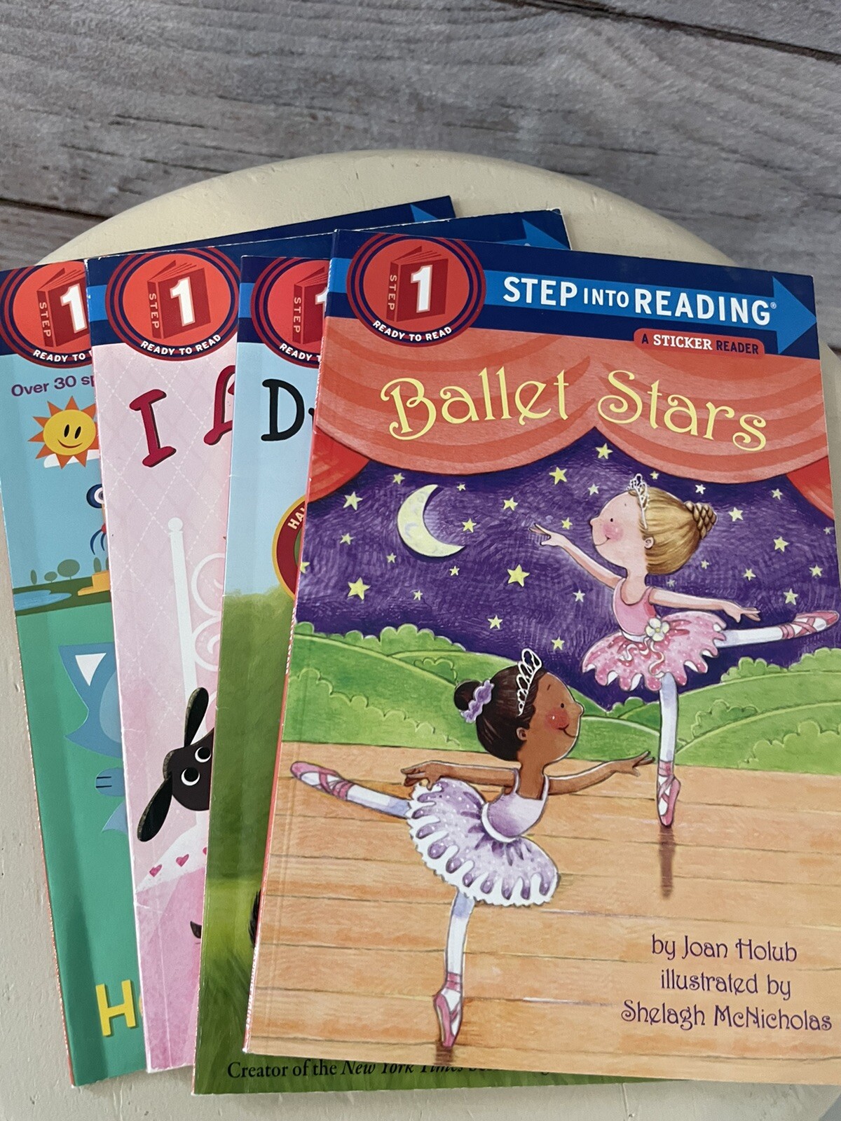 Step Into Reading STEP 1 Ready to Read 4 Books, Paperbacks