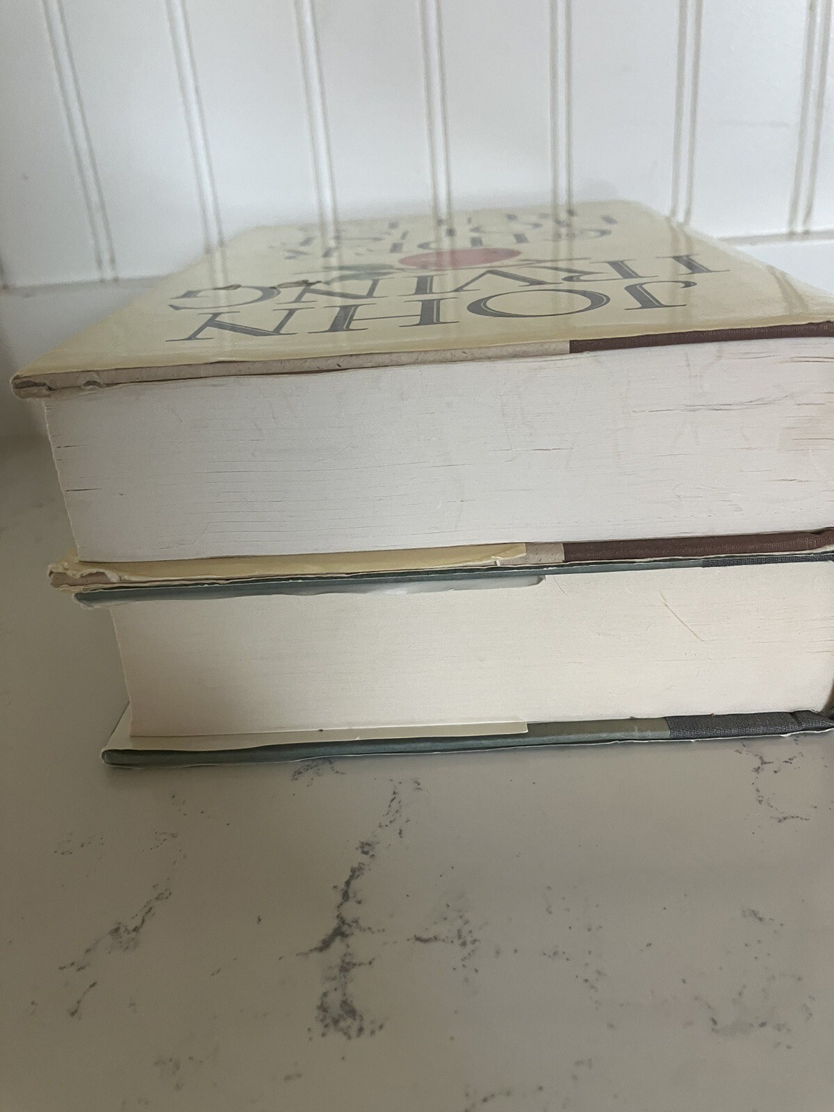 John Irving Hardcover First Editions: Prayer For Owen Meany/Cider House Rules.
