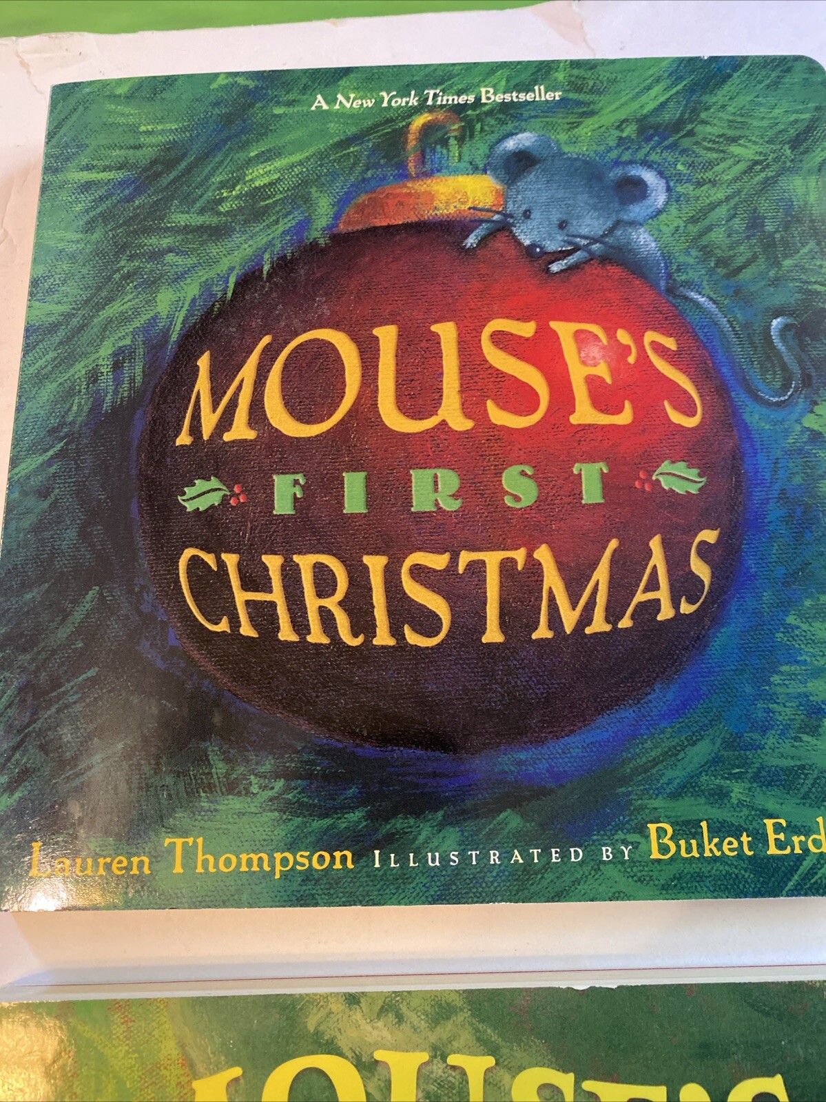 Lot Of 2-Mouse’s First Christmas And First Summer Lauren Thompson EUC HB Books