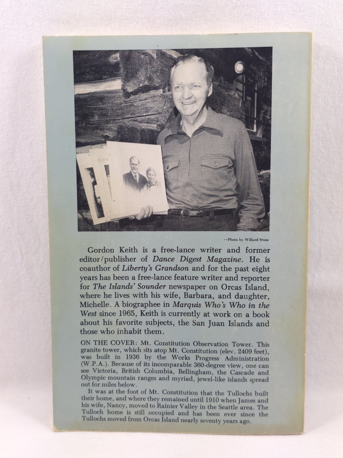 The James Francis Tulloch Diary 1875-1910 Gordon Keith 1978 Orcas Island