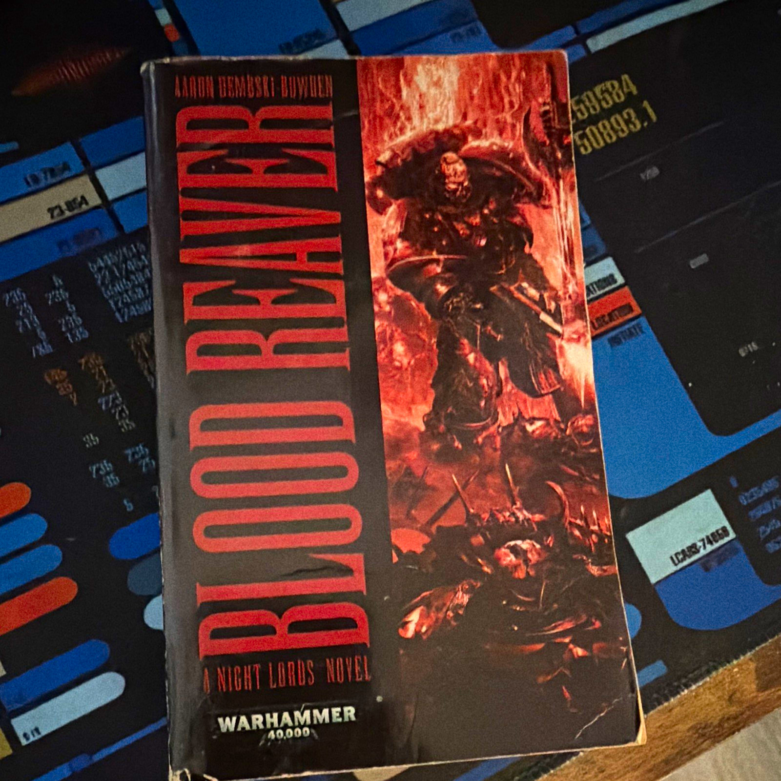 Black Library Blood Reaver (Night Lords) Aaron Dembski-Bowden PB 2011 Inscribed