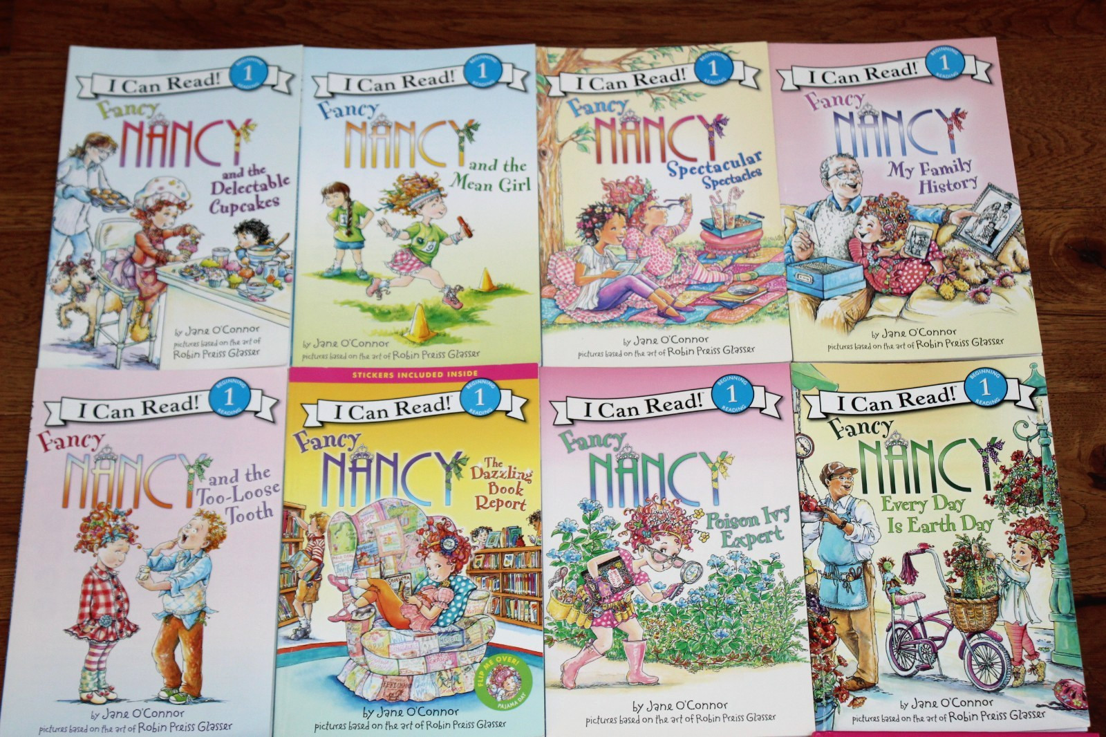 Lot 9 FANCY NANCY EARLY READER BOOKS + Phonics Fun 12-in-1 Jane O’Connor Book