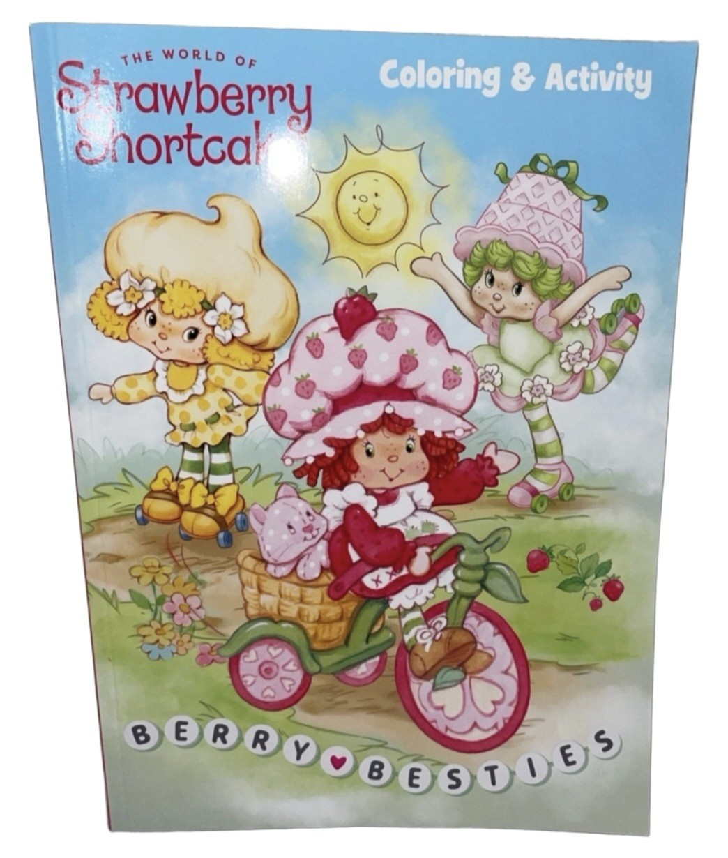 ❤️ THE WORLD Of ●STRAWBERRY SHORTCAKE● 🍓•BERRY BESTIES Coloring/Activity Book.