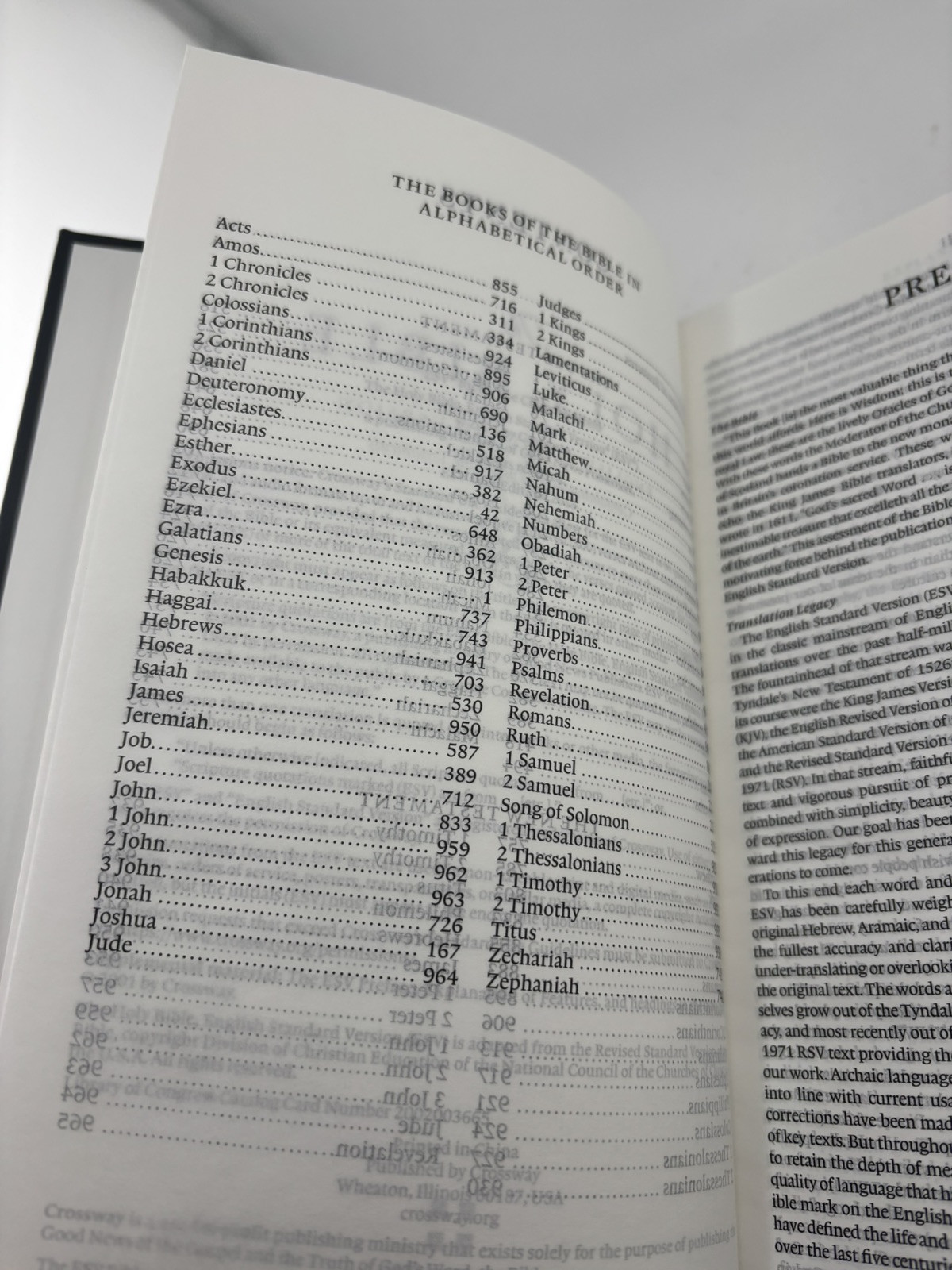 The Holy Bible English Standard Version ESV 2001 Crossway Hardback 2016 Like New