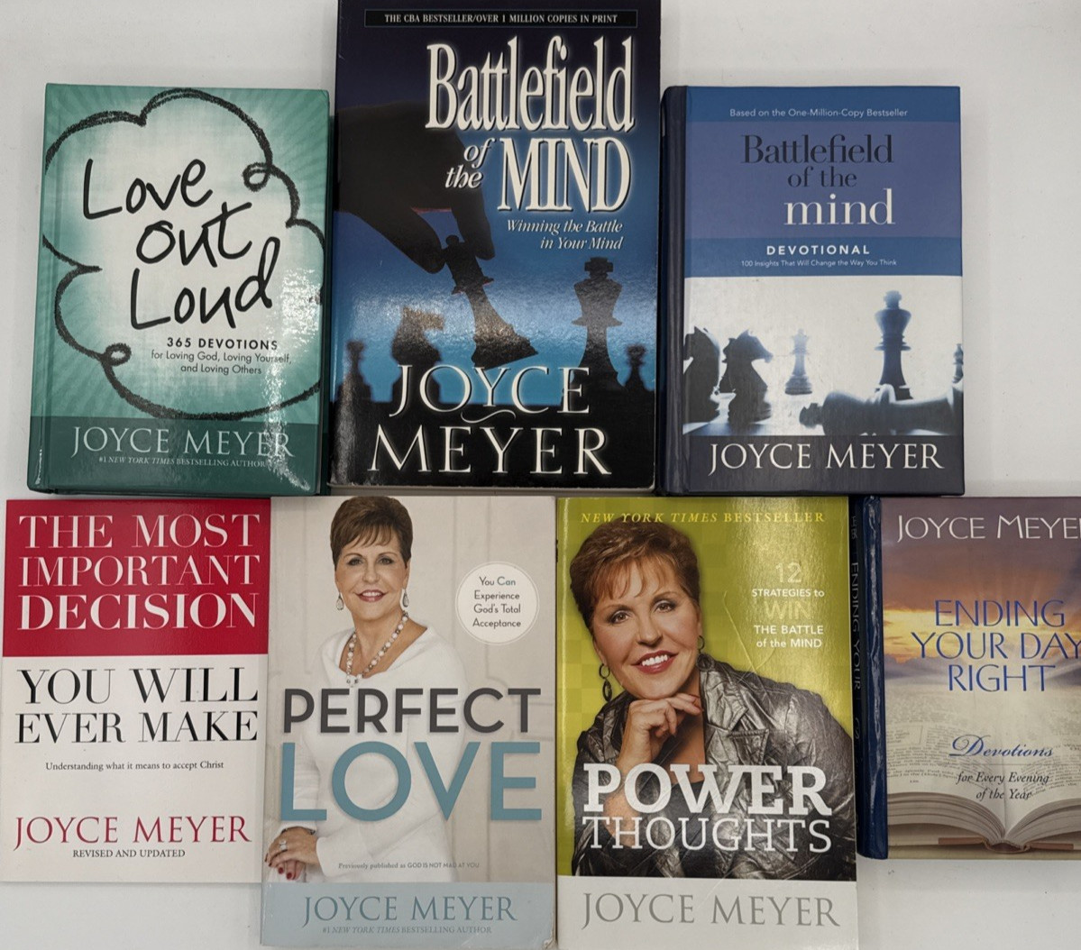 19 Books by Joyce Meyer, 14 Hardcover & 5 Paperback, B142