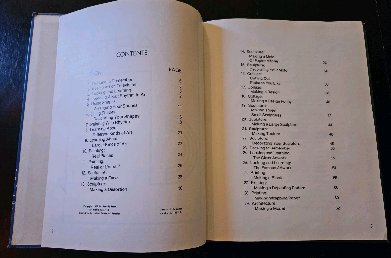 Art 3 Meaning Method and Media – Hardcover – 1972 Benefic Press Vintage Art Book