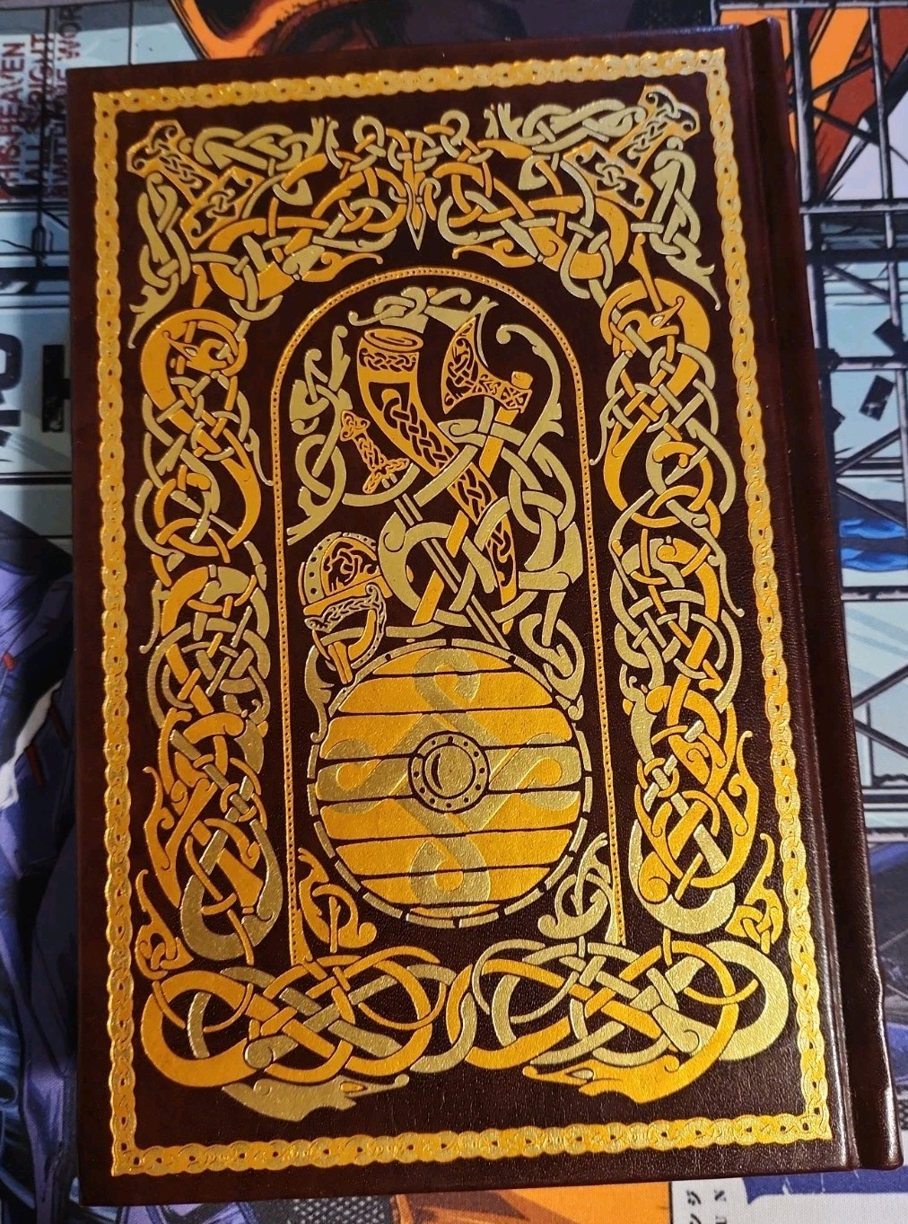 Tales of NORSE MYTHOLOGY by Helen A Geurber Leather Bound Sealed NEW