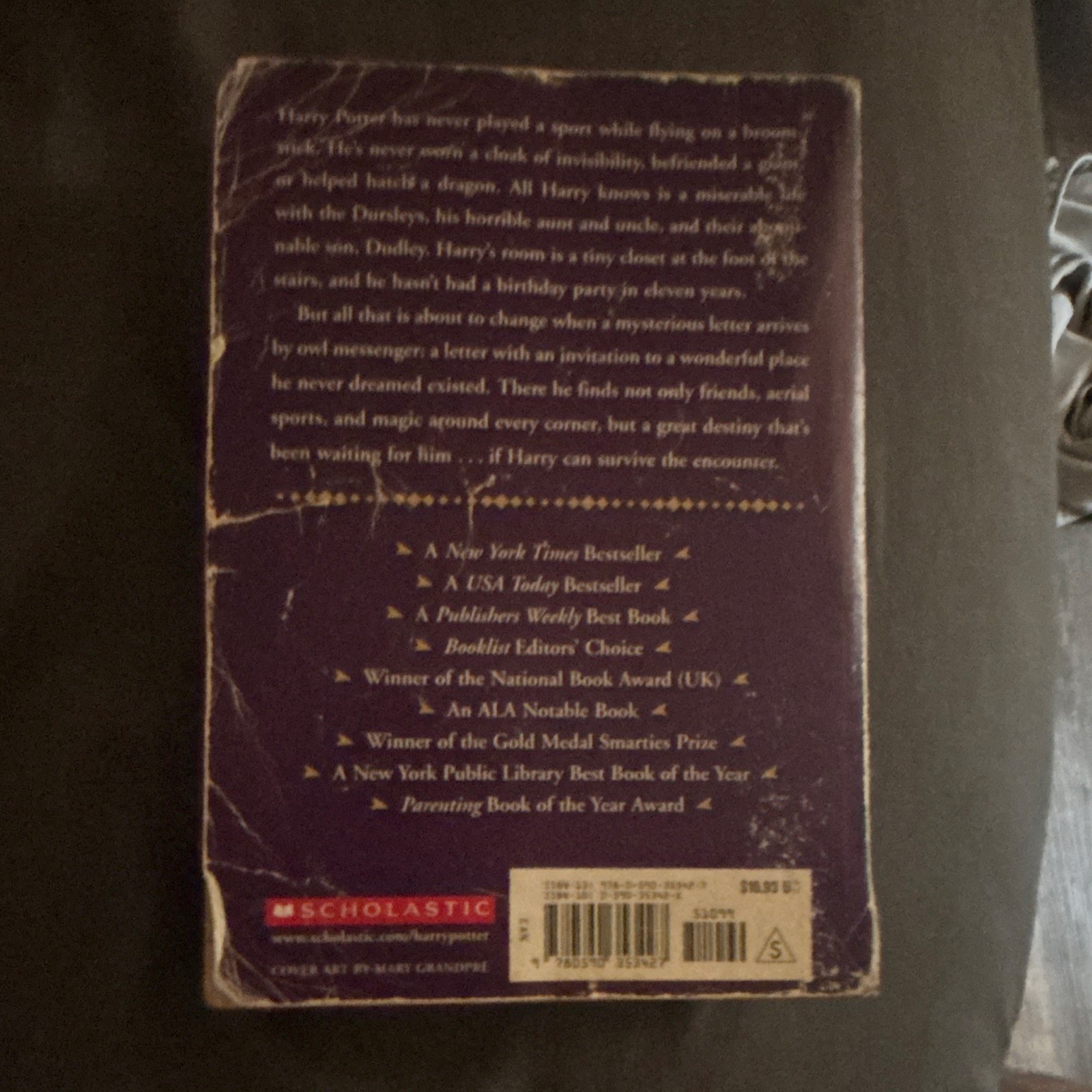 Scholastic J.K. Rowling Harry Potter 3 Paperback Lot: Stone/Chamber/Azkaban