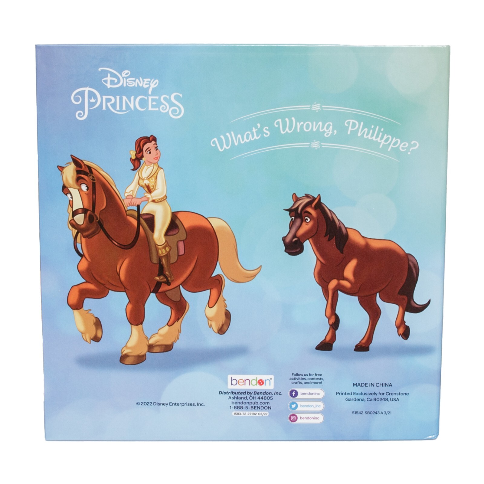 Disney Princess – What’s Wrong, Philippe? – Bendon Publishing – Good