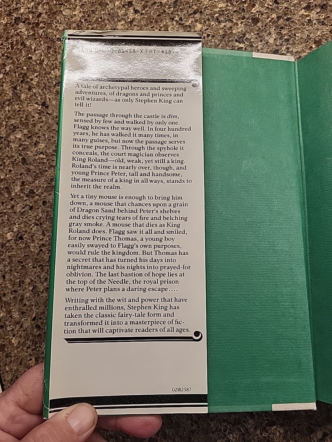 The Eyes Of The Dragon Stephen King First Edition First Print 1987 HCDJ
