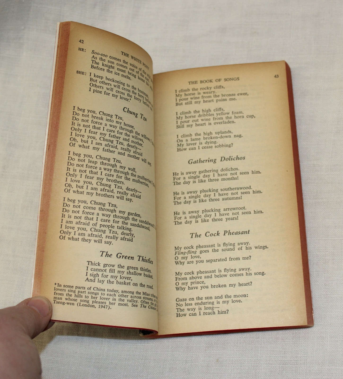 The White Pony An Anthology of Chinese Poetry by Robert Payne Mentor