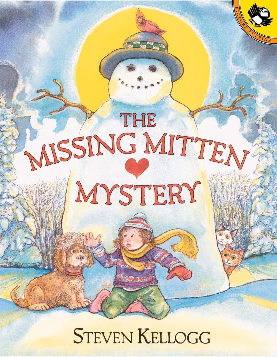 The Missing Mitten Mystery – paperback Kellogg, Steven