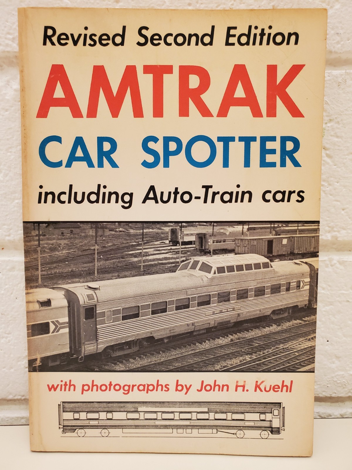 AMTRAK CAR SPOTTER 1973 VINTAGE TRAINS RAILROAD BOOK STANTON HOBBY CHICAGO 70s