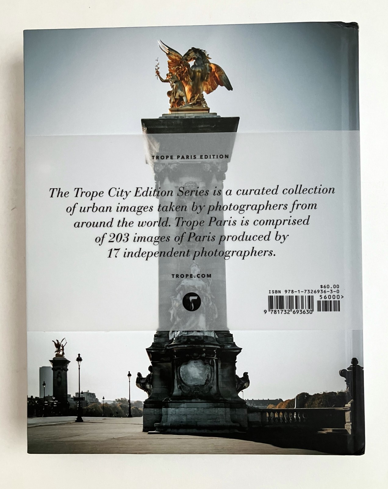 Trope Paris City Edition Book HC Photography Coffee Table Decor Modern Art